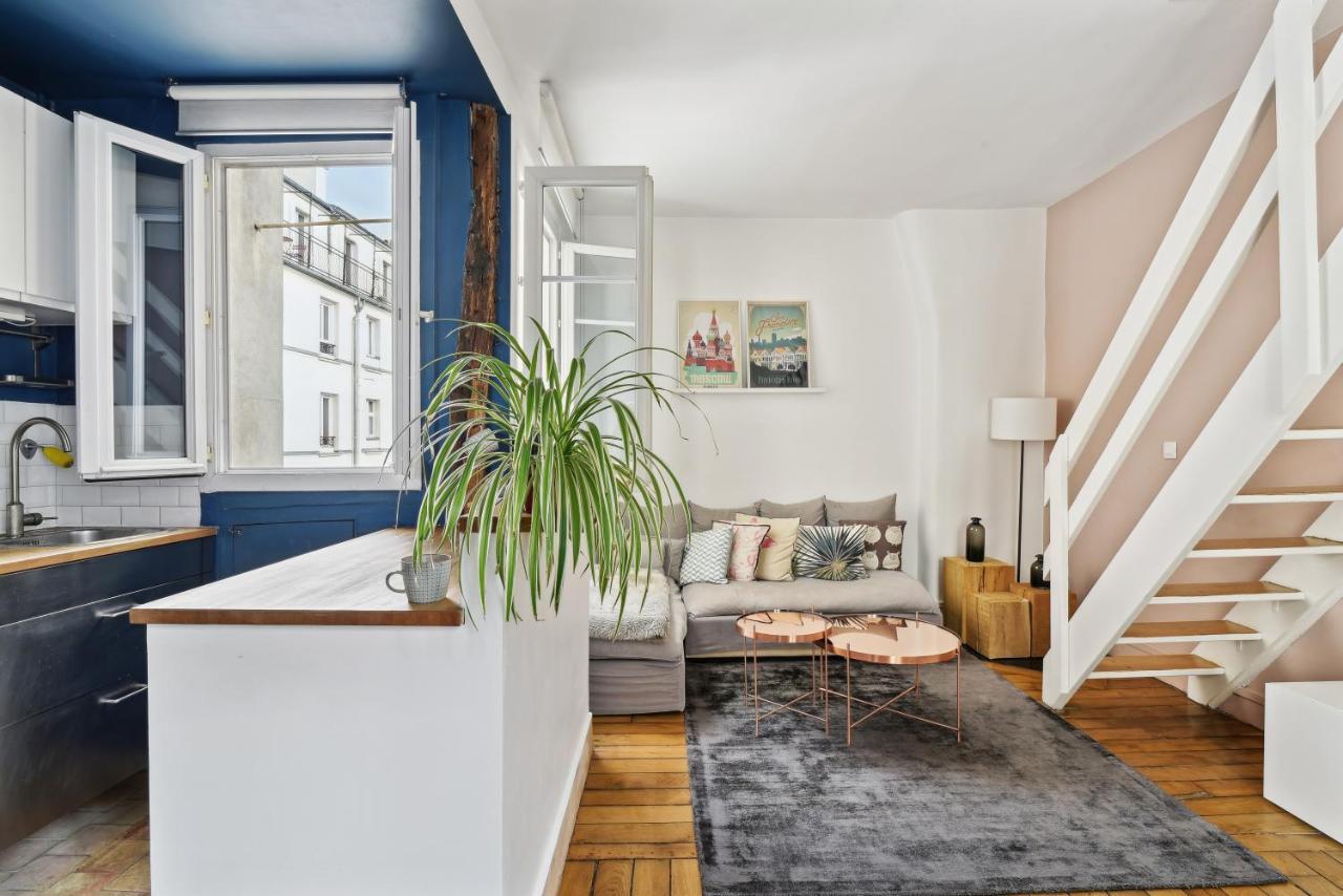 Charming Duplex In Privatestreet, Citycenter Париж Екстериор снимка